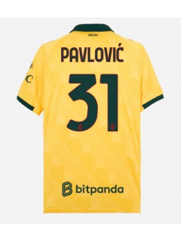 Billige AC Milan Strahinja Pavlovic #31 Tredjedrakt 2025-26 Kortermet